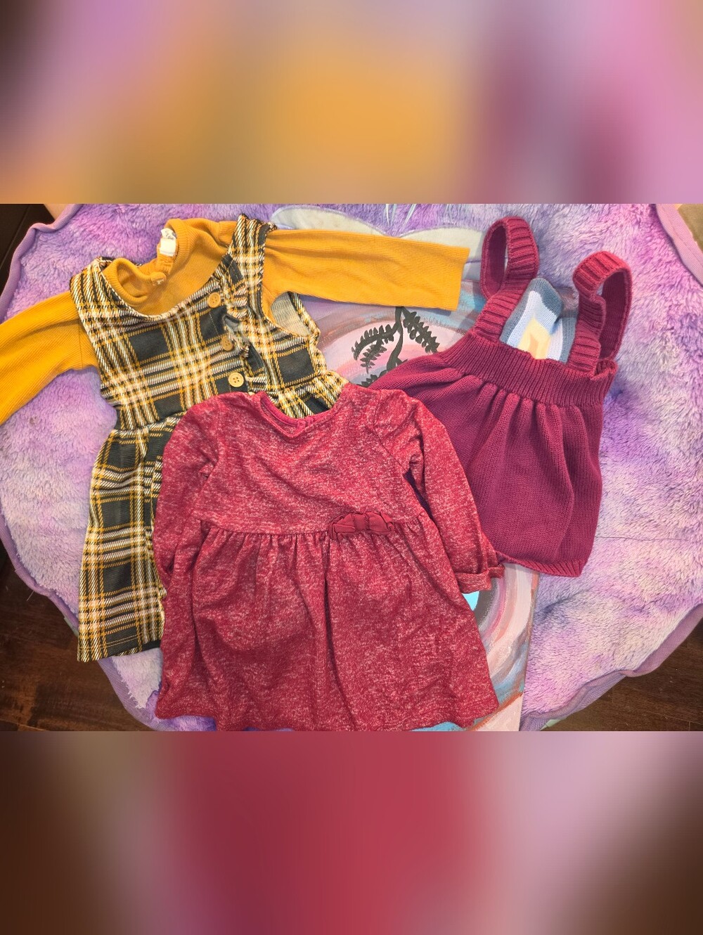 Tea Collection Knit Dress, Carters Maroon Dress, Nannete Plaid Dress Set